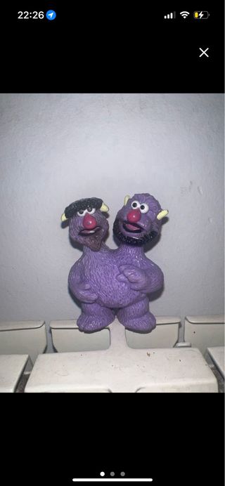 Monstruo de dos cabezas Barrio Sésamo Tyco 1988
