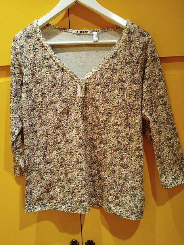 Jersey Punto Roma flores