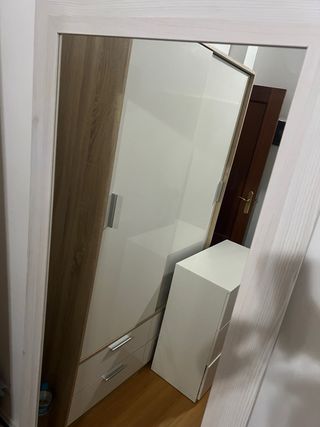 Espejo madera blanco - 1 ud.
