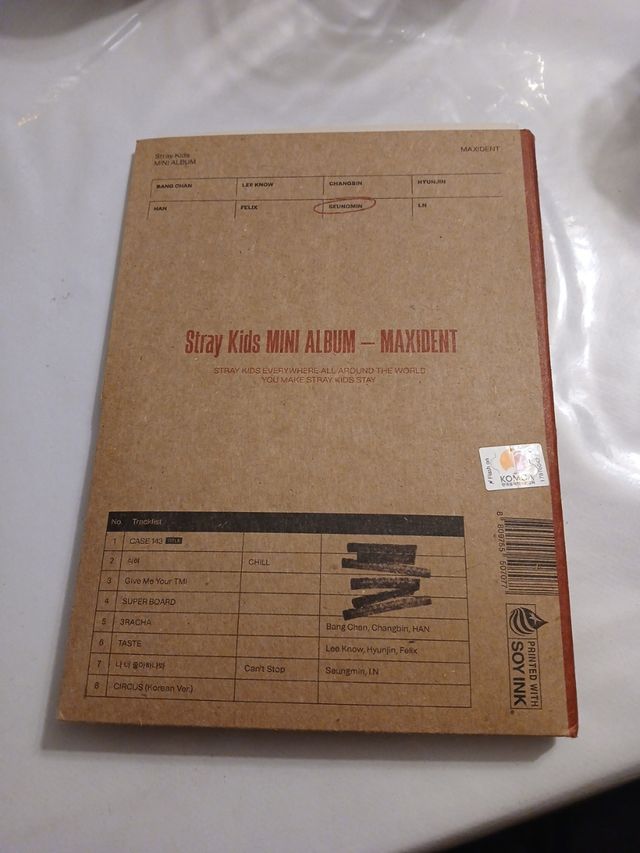 Álbum Stray Kids - Maxident (Seungmin)