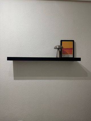Balda Estante Lack Ikea Negro