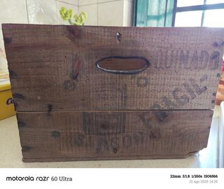 Caja madera antigua QUINADO