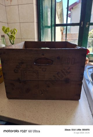Caja madera antigua QUINADO