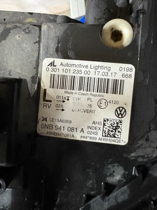 Foco VW Tiguan - Izquierdo