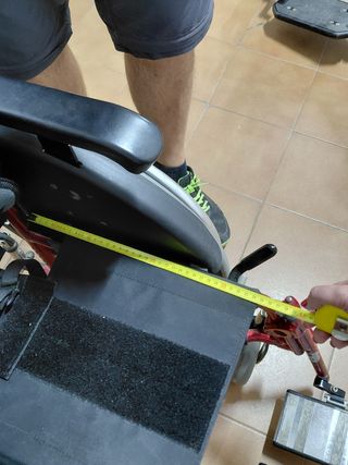 Silla de ruedas pediátrica.