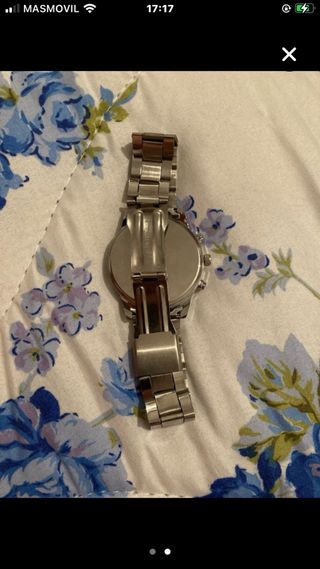 Reloj cronógrafo plata