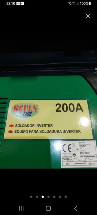 Soldadora Inverter 200A Kevin 
