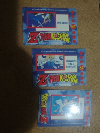 3 Cromos Dragon Ball Z Serie 3
