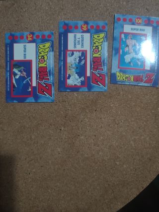 3 Cromos Dragon Ball Z Serie 3