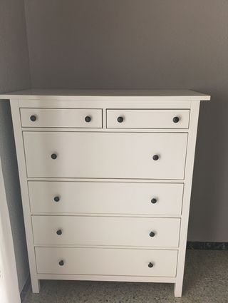 Cómoda IKEA blanca - 6 cajones