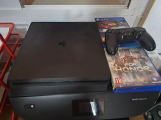 PS4 (PlayStation 4) + mando y cable de corriente