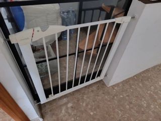 Puerta seguridad bebé - blanca