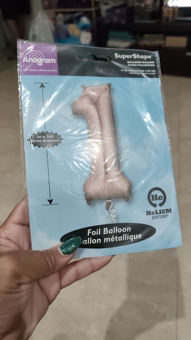 Globo foil n°1 - 86cm