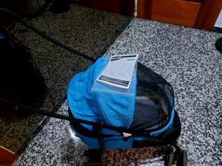 Cochecito Pawhut para perros - Azul