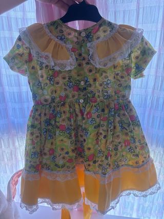 Vestido niña típico de chile  2-3 años

