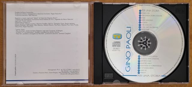 Gino Paoli Per una Storia [CD Near Mint]{Custodia 