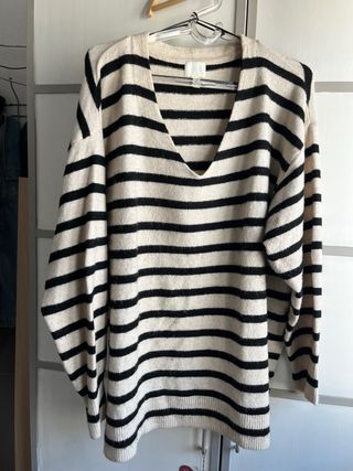 Jersey rayas oversize L