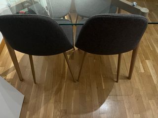 Maison Du Monde tavolo in vetro + 4 sedie