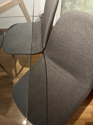 Maison Du Monde tavolo in vetro + 4 sedie