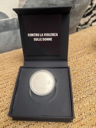 Italia 5€ plata Proof Violencia de Género 