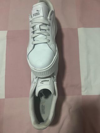 Zapatillas Puma blancas plataforma