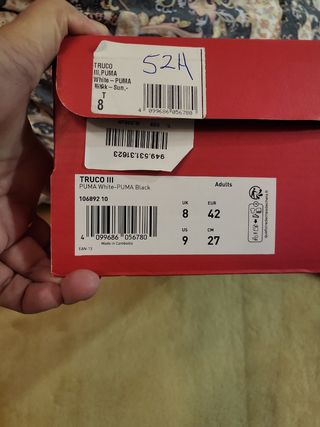 Zapatillas Puma blancas nuevas
