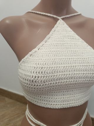 Top de verano tejido 