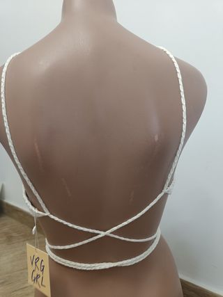 Top de verano tejido 