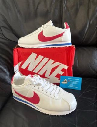 Zapatillas Nike Cortez - Blancas y Rojas