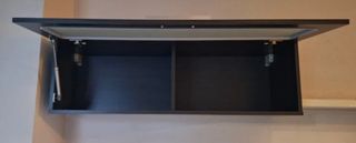 Mueble TV blanco & negro bengue