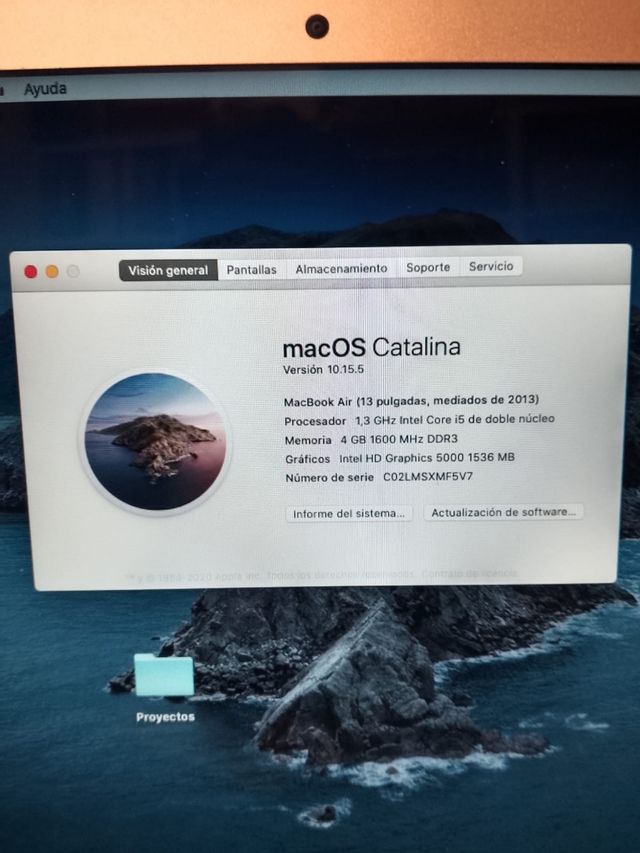 MacBook Air 13" - mediados 2013