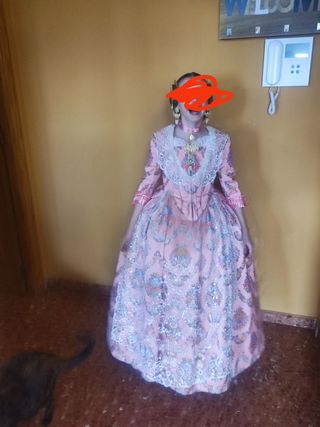 Traje Fallera niña multicolor hasta 10 años