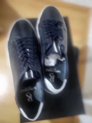 Zapatillas Paco Sáez - Piel Negra 