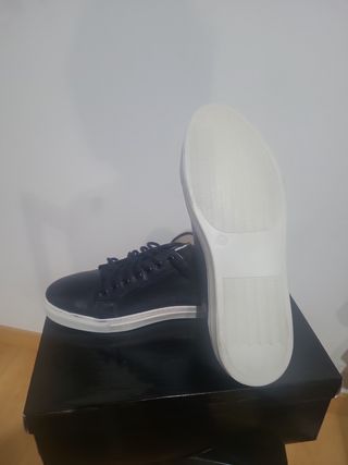 Zapatillas Paco Sáez - Piel Negra 