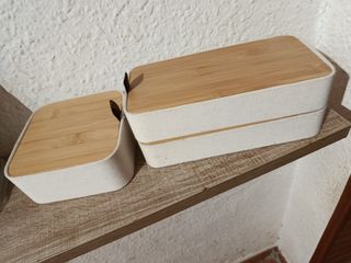 Joyero espejo madera beige