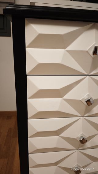 Cajonera 5 cajones - Blanco & Negro