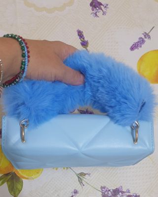 Mini Borsetta Azzurra Invernale