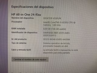 HP All-in-One + teclado y ratón inalámbricos