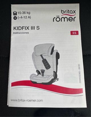 Silla coche Britax Römer Kidfix III S
