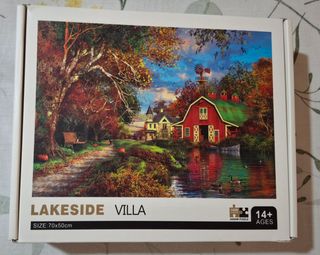 Puzzle 1000 piezas Lakeside Villa