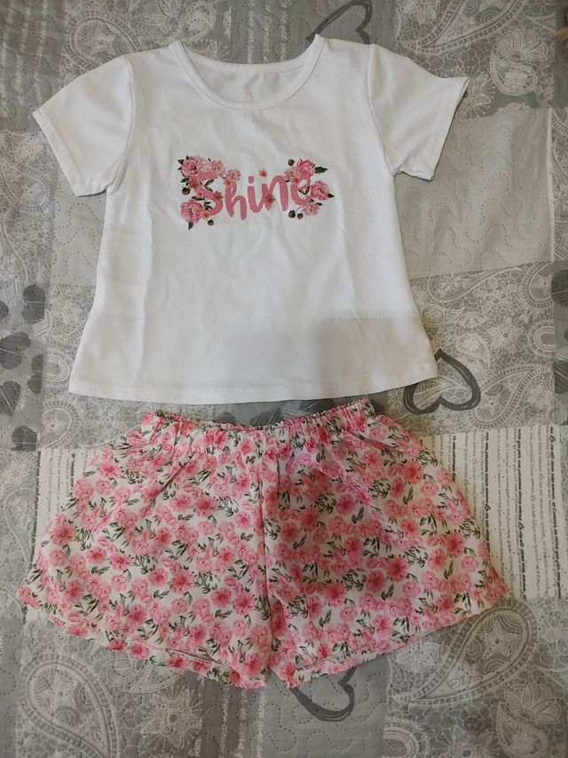 Completo bimba 2 anni - Maglietta e Shorts