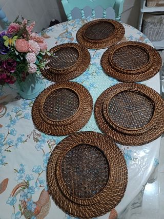6 Reposa platos franceces 