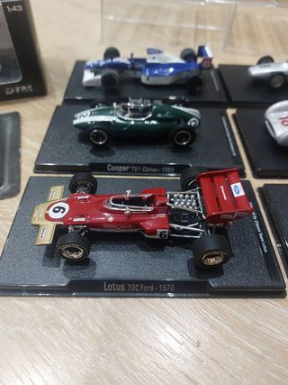 Lote Coches Fórmula 1 escala 1:43