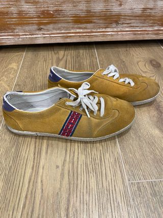 Zapatillas Silbon mostaza étnicas