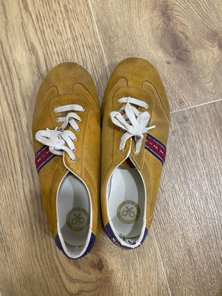 Zapatillas Silbon mostaza étnicas