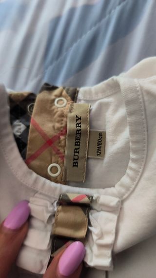 T-shirt Burberry bimba 12 mesi