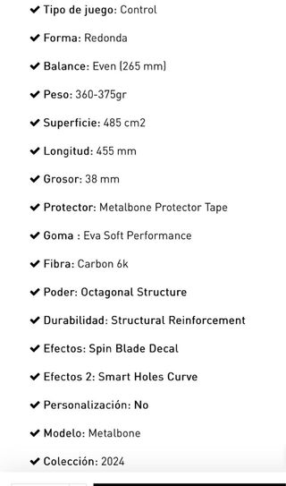 Pala pádel Adidas Metalbone Carbon Ctrl