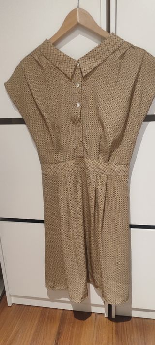 Vestido vintage beige