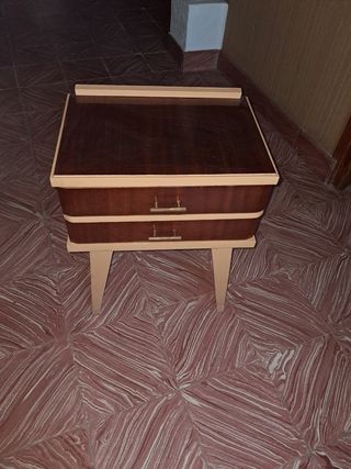 Mesita noche vintage años 50