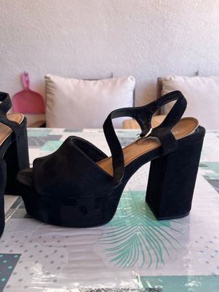Sandalias plataforma negras